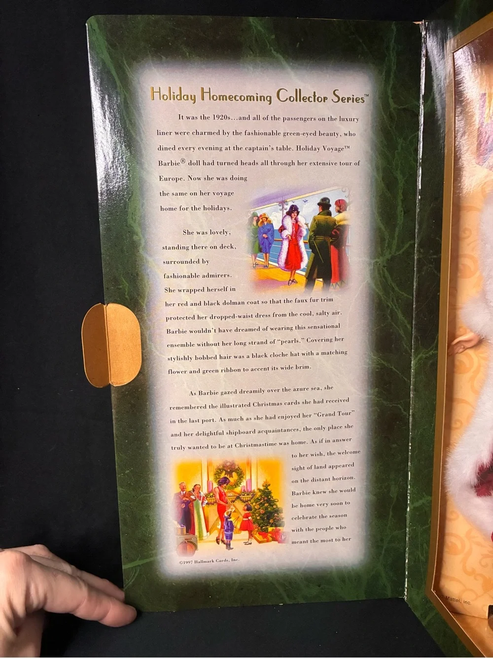 1997 Hallmark Holiday Voyage Barbie | Holiday Homecoming | NRFB